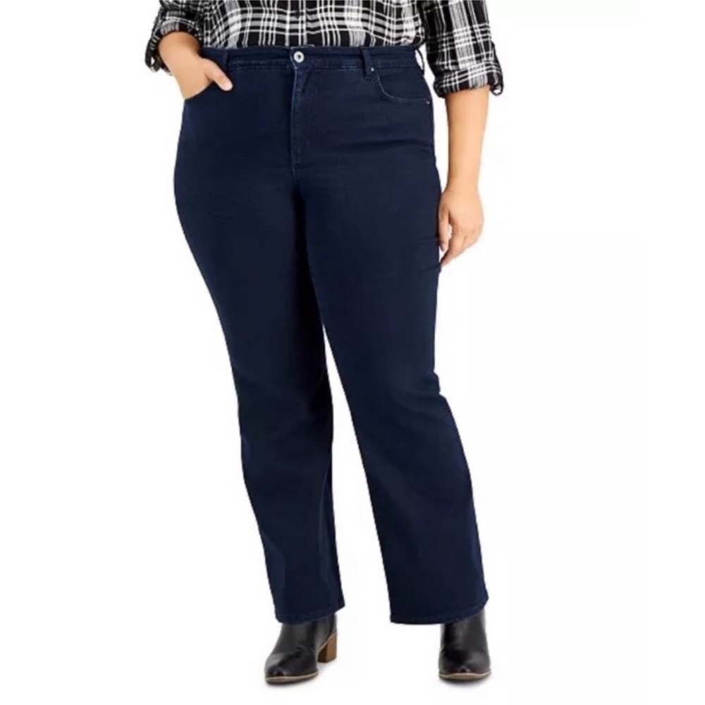 Style & Co Plus Tummy Control Bootcut Jeans